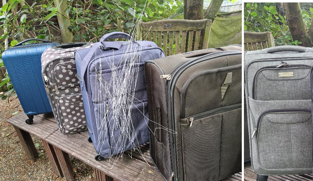 DIVERSE KOFFERS te koop, nieuw, showmodel., Wieltjes, Overige materialen, Nieuw, Ophalen of Verzenden