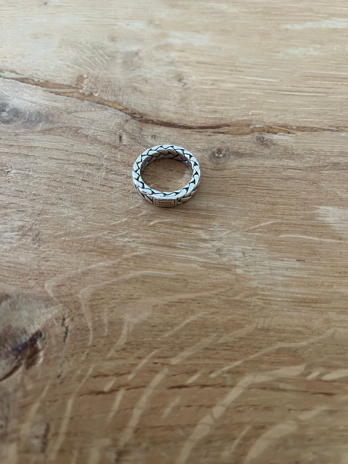 Buddha to Buddha ring maat 16, Ophalen of Verzenden, Dame of Heer, Zilver, Kleiner dan 17