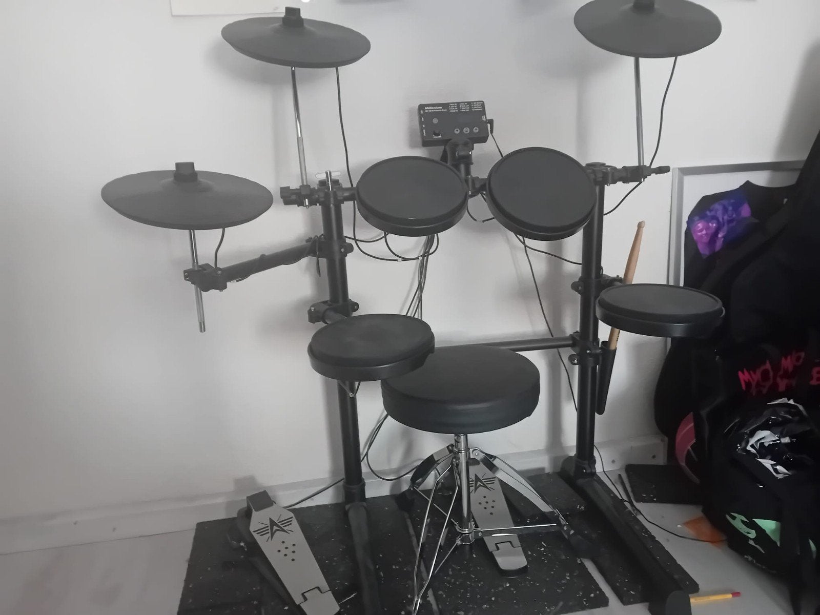 Electrisch drumstel Millenium HD-120 E-Drum, Ophalen, Zo goed als nieuw, Overige merken, Elektronisch