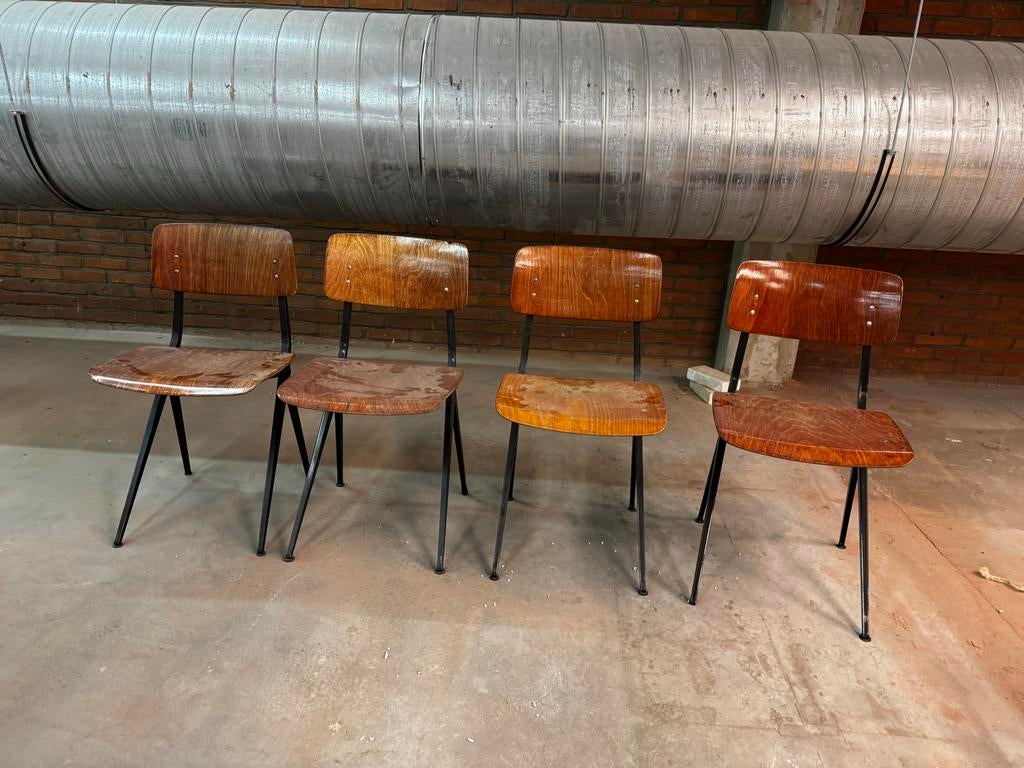 4 vintage Marko design stoelen - Gebruikte staat, Ophalen