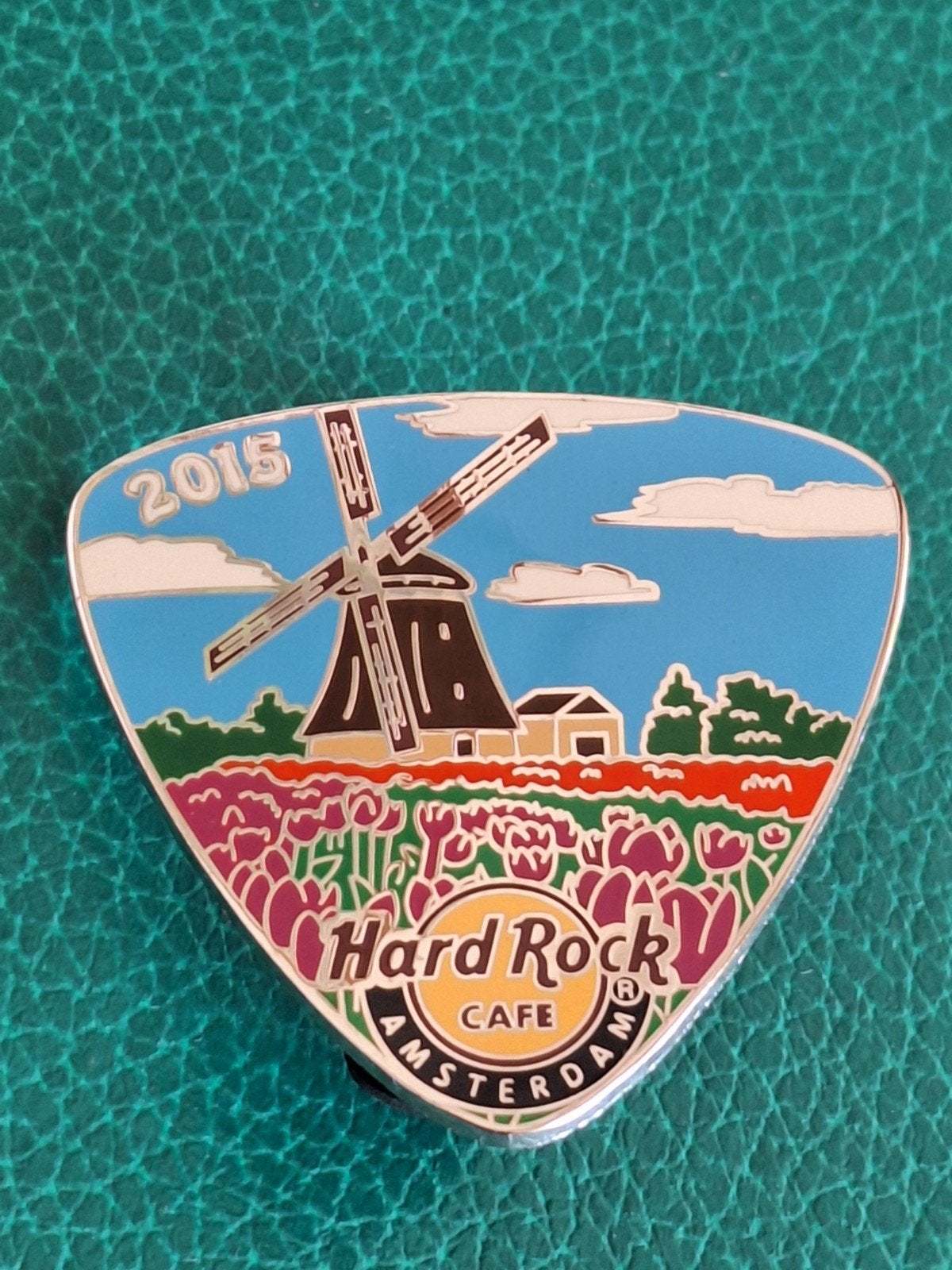 Hard Rock Cafe : AMSTERDAM, Emaille Pin, Verzenden, Zo goed als nieuw, Merk, Speldje of Pin