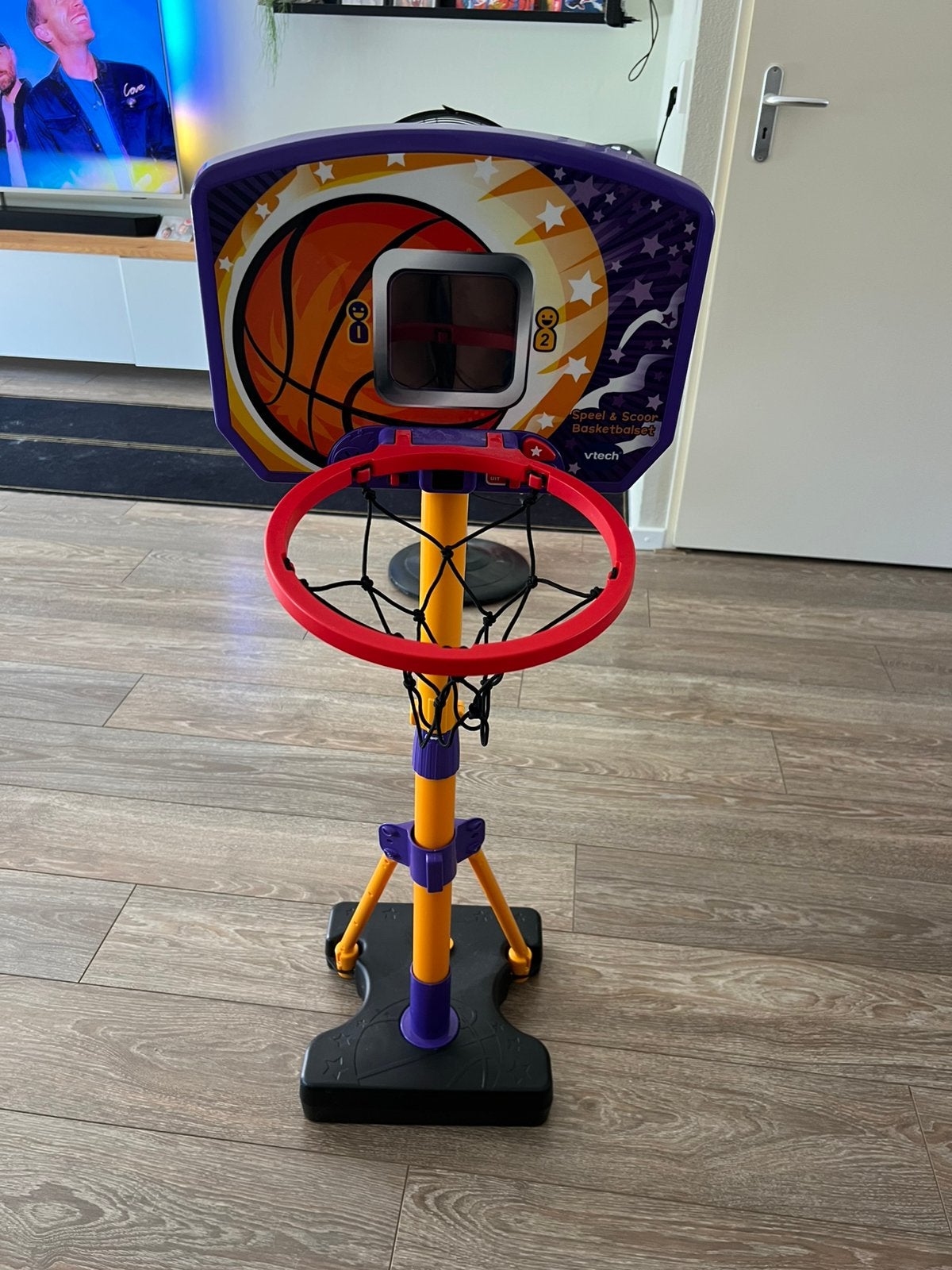 Vtech basketbal, Sport en Fitness, Basketbal, Ophalen, Gebruikt, Ring, Bord of Paal