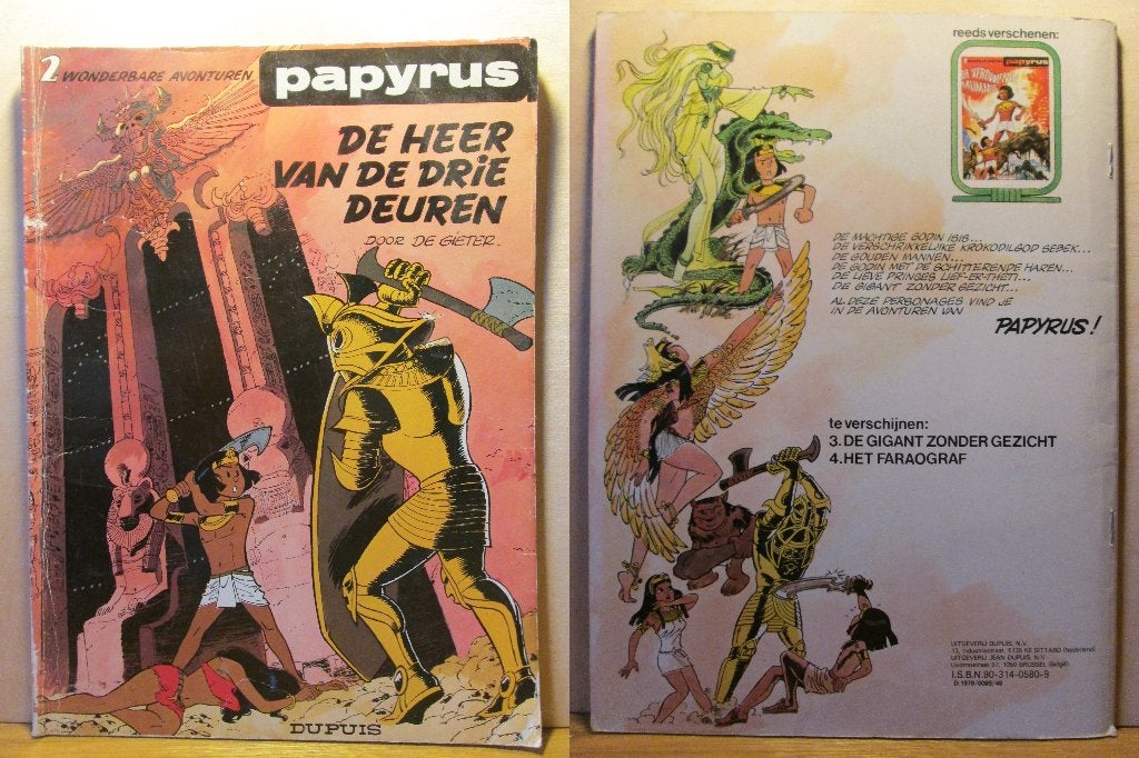 Papyrus, 7x (SC), Boeken, Stripboeken, Gelezen, Meerdere stripboeken, Ophalen of Verzenden