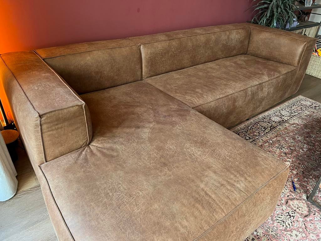 Hoekbank, Ophalen, Zo goed als nieuw, 150 cm of meer, Vierpersoons of meer