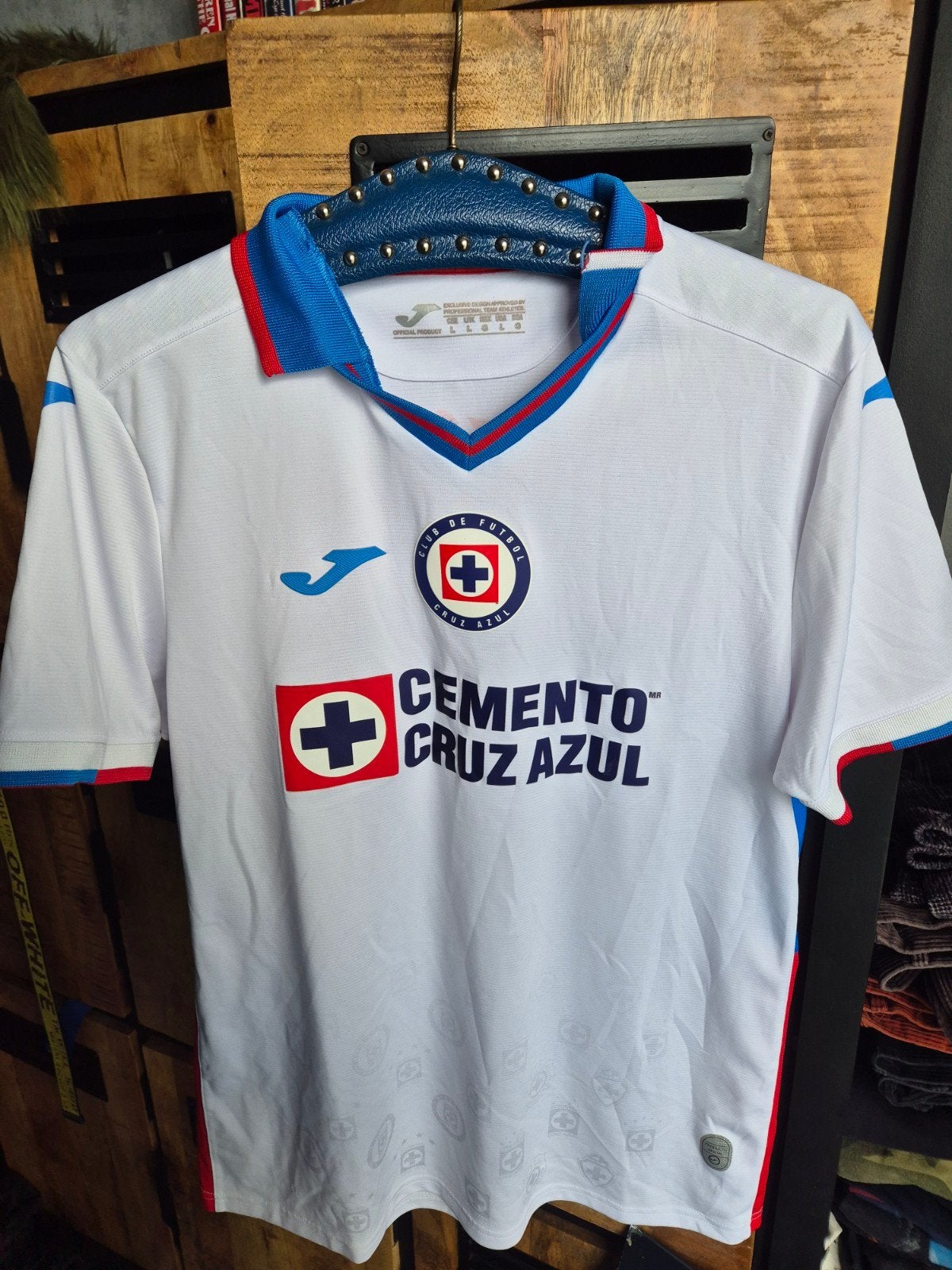 Joma Cruz Azul Thuisshirt 2022/2023 Maat L, Kleding | Heren, Ophalen of Verzenden, Zo goed als nieuw, Wit