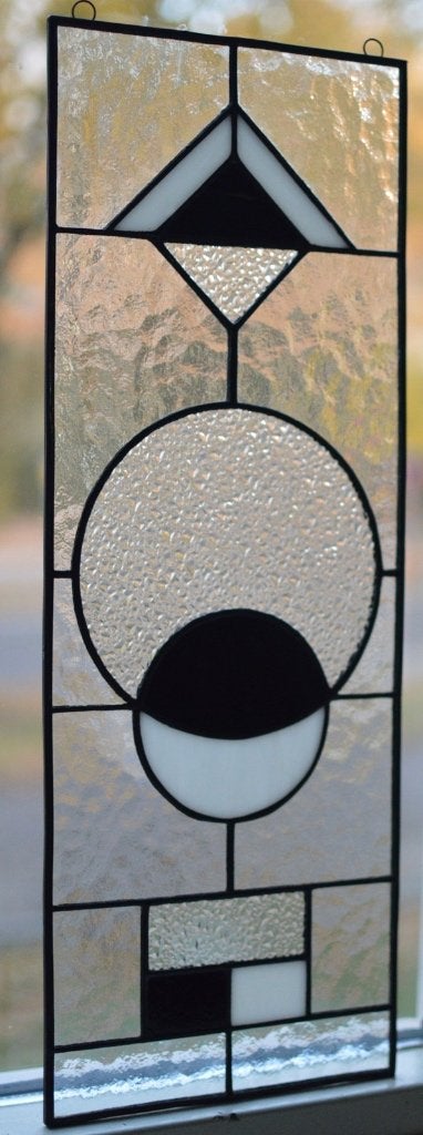 Glas-in-lood paneel, Ophalen of Verzenden