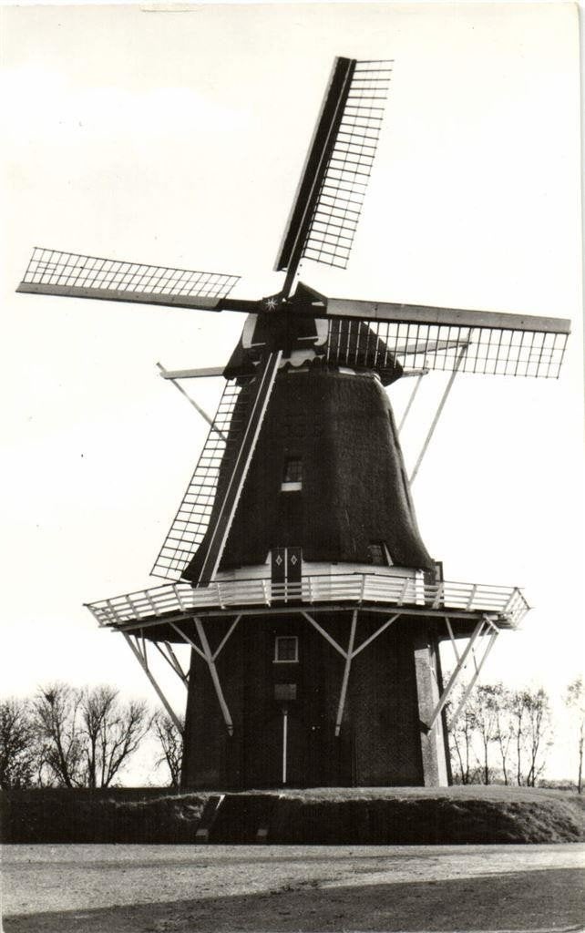 Metslawier, korenmolen Ropta - 1974 - ongelopen, Ophalen of Verzenden, 1960 tot 1980, Ongelopen, Friesland