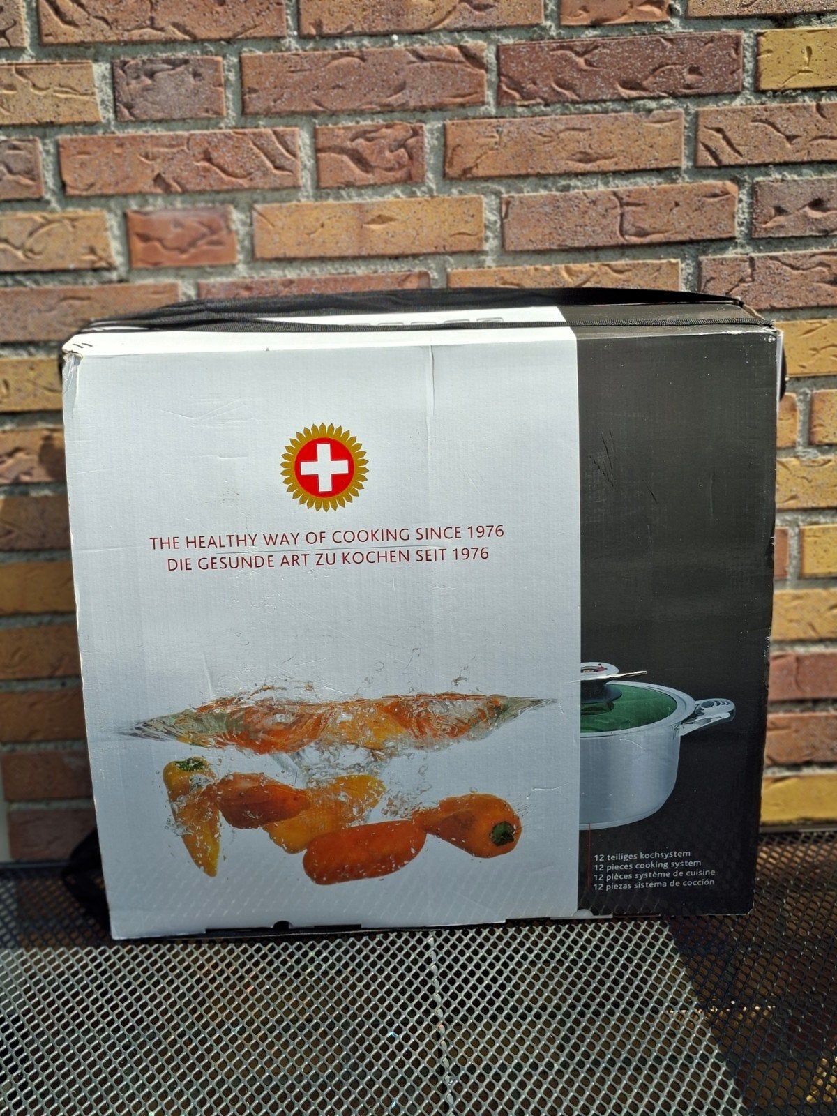 Nieuwe pannenset voor inductie - 12-delig, Huis en Inrichting, Met deksel, Nieuw, Pannenset, Ophalen of Verzenden