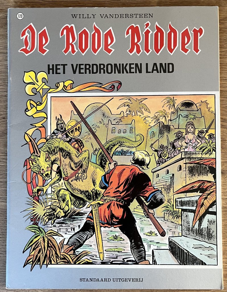 De Rode Ridder - Het verdronken land - 120 1e dr(1987) Strip, Eén stripboek, Ophalen of Verzenden, Zo goed als nieuw