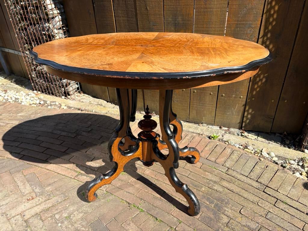 Antieke notenhouten spinnekoptafel, Antiek en Kunst, Ophalen