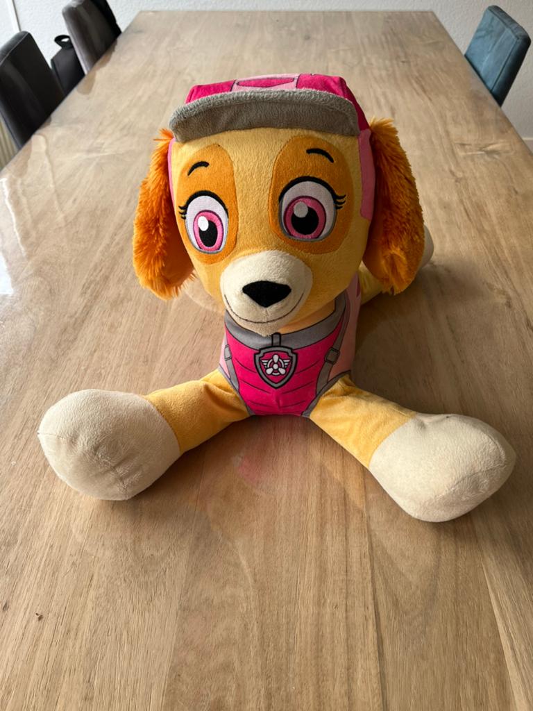 Grote Paw Patrol Sky knuffel, Ophalen, Hond, Zo goed als nieuw, Middelgroot (20 tot 80 cm)