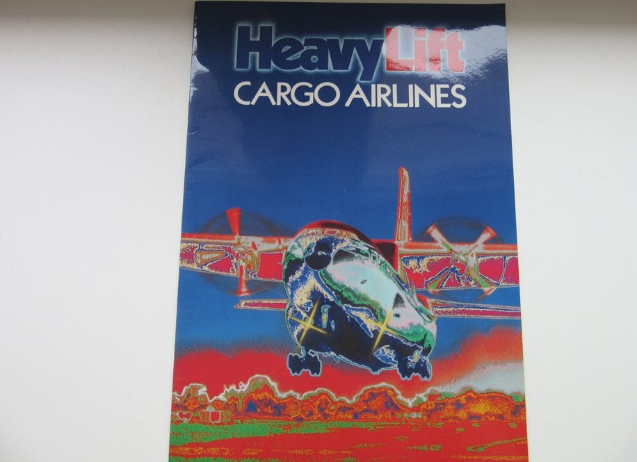 Heavy Lift cargo Airlines brochure, Verzenden, Zo goed als nieuw, Overige typen