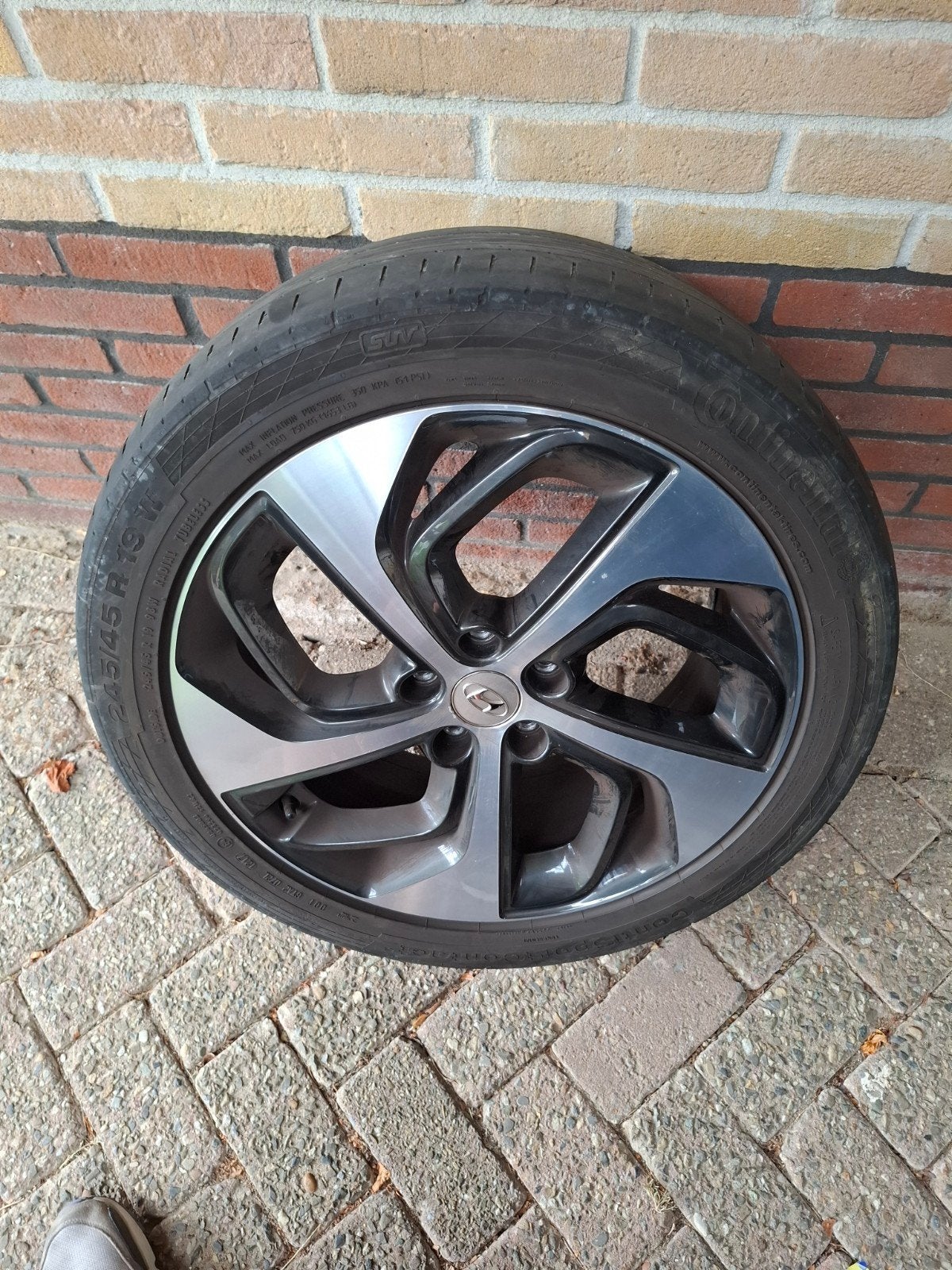 Hyundai Tucson MK3 19 inch velgen nette staat, Banden en Velgen, Personenwagen, Zomerbanden, Ophalen
