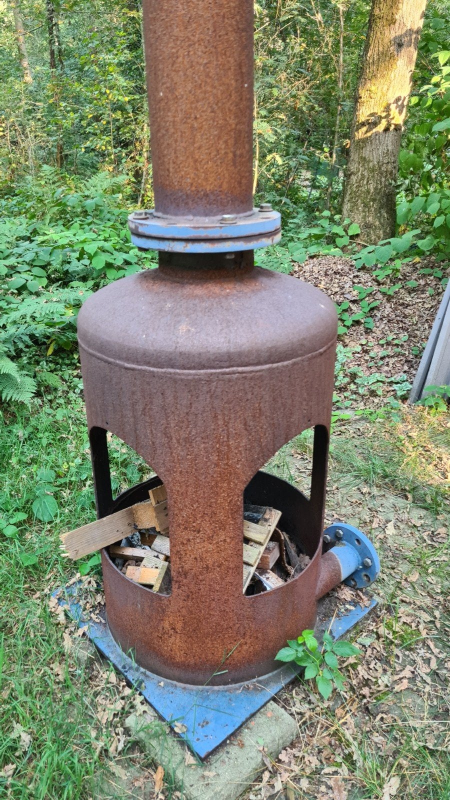 Grote stoere kampvuurketel Ø63 cm – vuurkorf & barbecue, Ophalen, Gebruikt, Vuurkorf