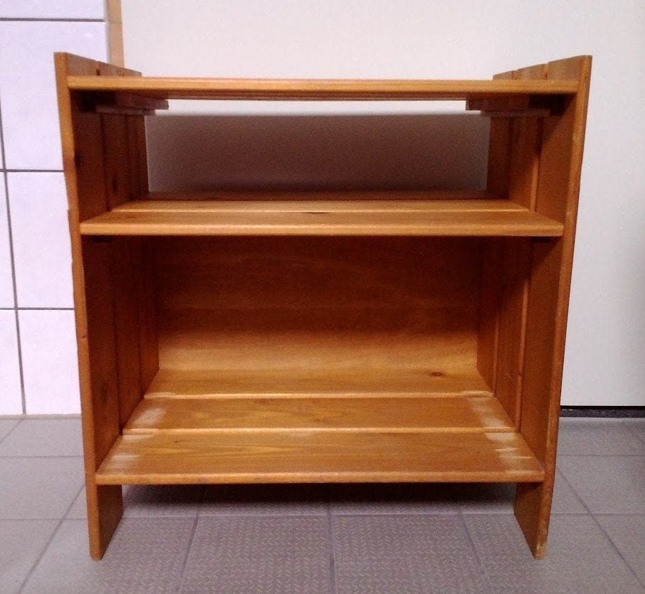 KASTJE - BLANK GRENEN HOUT - 50x47,5x30 cm - GEBRUIKT, Ophalen, Met plank(en), Gebruikt, Minder dan 150 cm