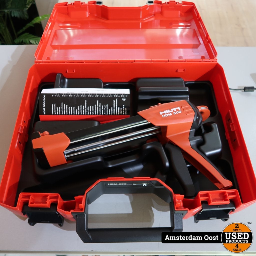Hilti HDM 500 Handmatige Mortelspuit | Nieuw in Koffer, Hilti, Gebruikt, Support@hilti.com, Hilti Corporation, Feldkircher Strasse 100, 
9494 Schaan
Liechtenstein