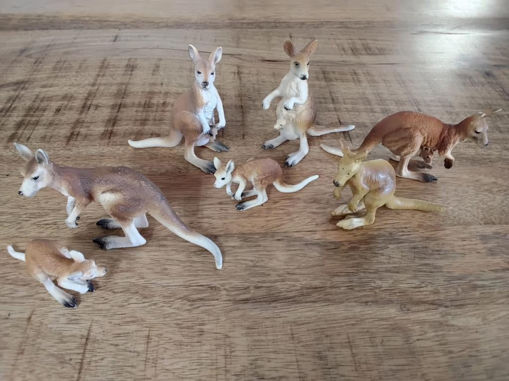 Schleich kangaroe, Ophalen of Verzenden, Zo goed als nieuw, Paard, Beeldje of Figuurtje