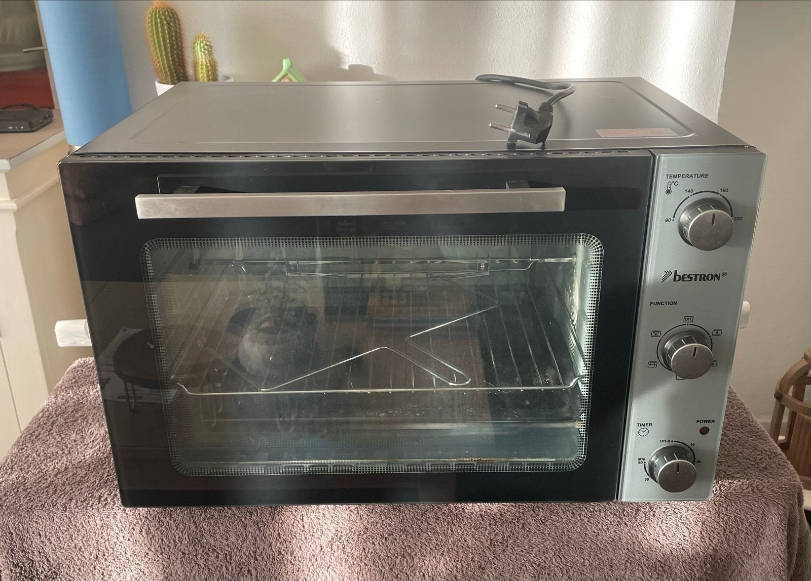 Bestron Mini-oven - Compact en veelzijdig, Witgoed en Apparatuur, Minder dan 45 cm, Hete lucht, Ophalen of Verzenden, Vrijstaand