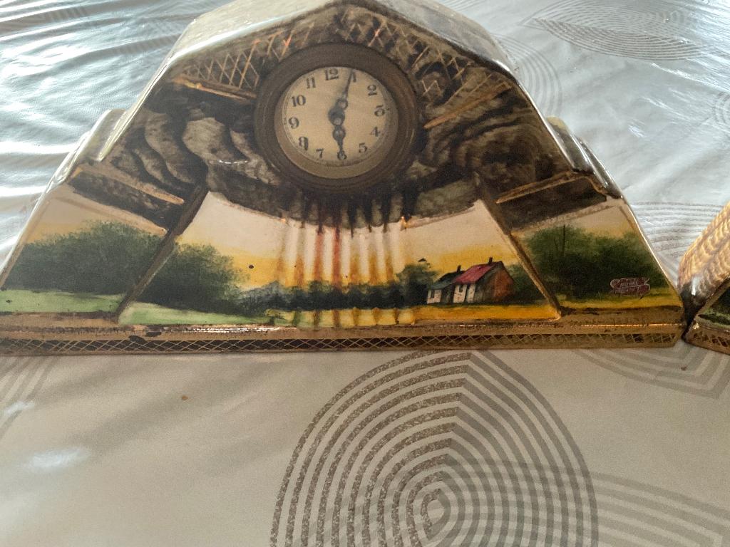 Mooie vintage schouwgarnituur, Antiek en Kunst, Ophalen