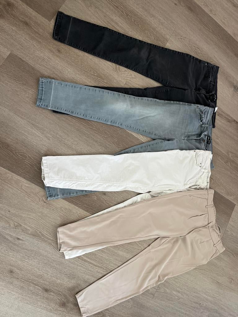 Bundel 4 broeken maat 40 - Only, Gafair e.a., Ophalen of Verzenden, Gedragen, Maat 38/40 (M), Overige kleuren