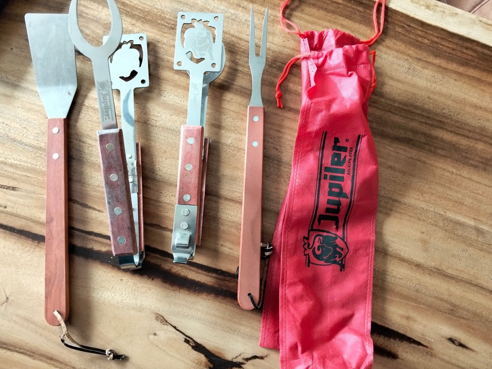 Jupiler BBQ set met tas - Nieuw, Ophalen of Verzenden, Nieuw