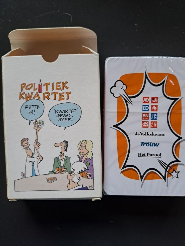 Politiek Kwartet - Nieuw in verpakking, Vijf spelers of meer, Ophalen of Verzenden, Nieuw, De Volkskrant, Trouw, Het Parool