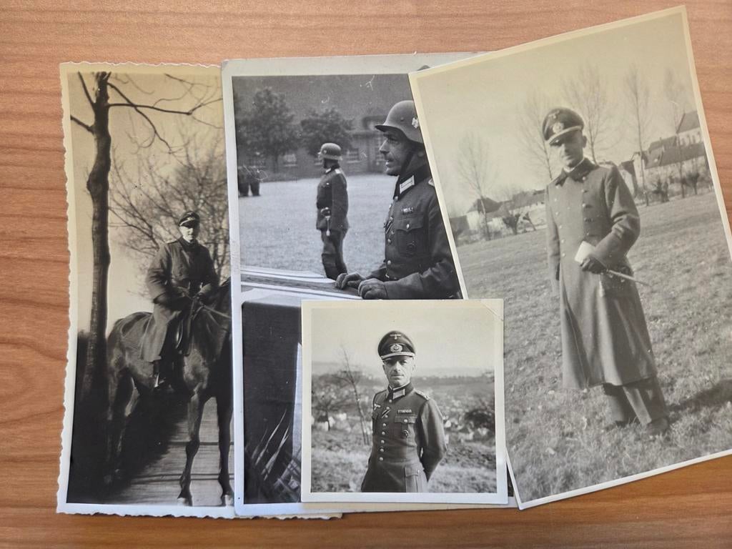 Foto's officier, Ophalen of Verzenden, Landmacht, Duitsland, Foto of Poster