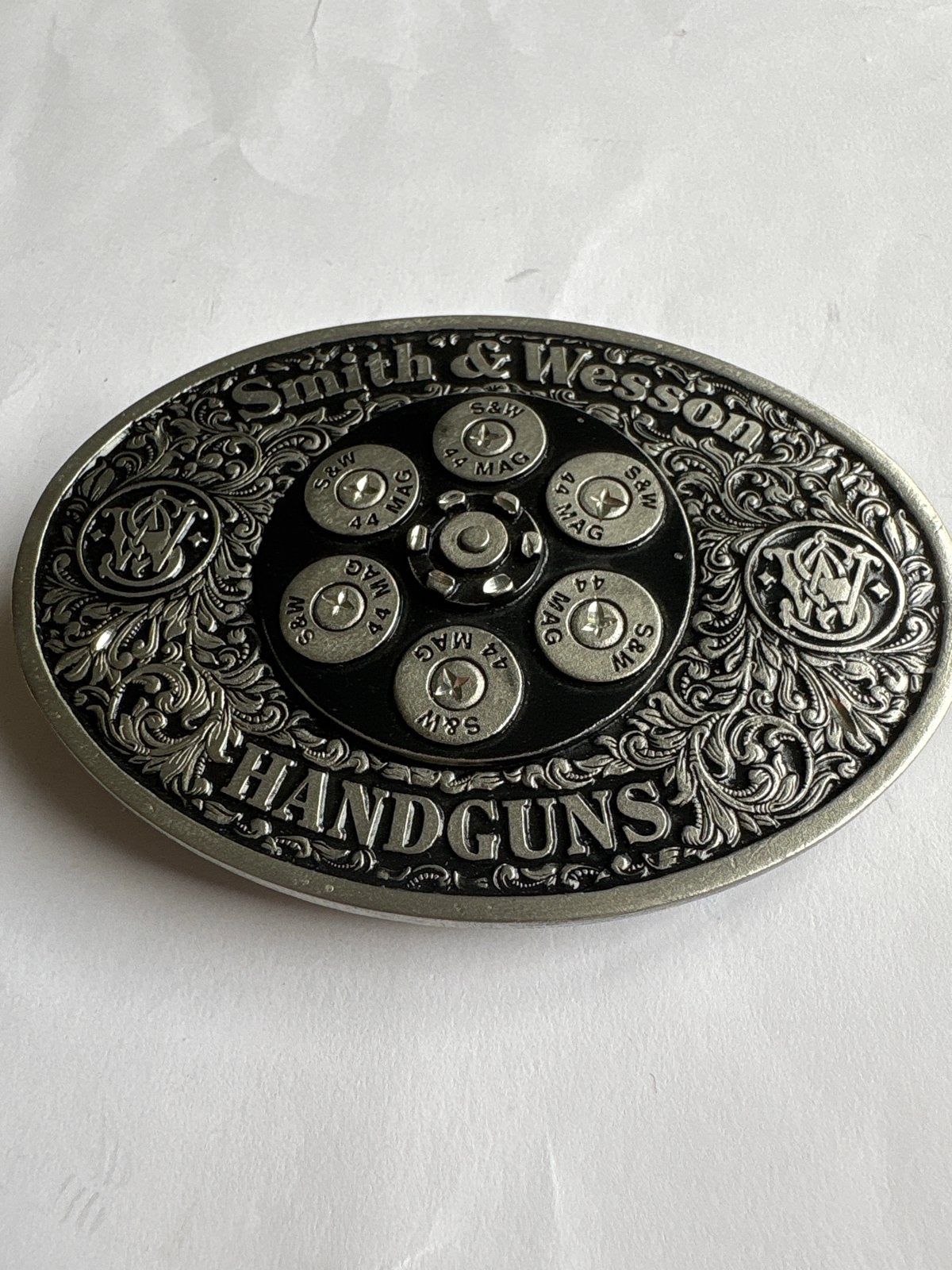 Smith & Wesson Handguns Riemgesp - Vintage 1993, Ophalen of Verzenden, Zo goed als nieuw, Minder dan 95 cm, Losse buckle of gesp