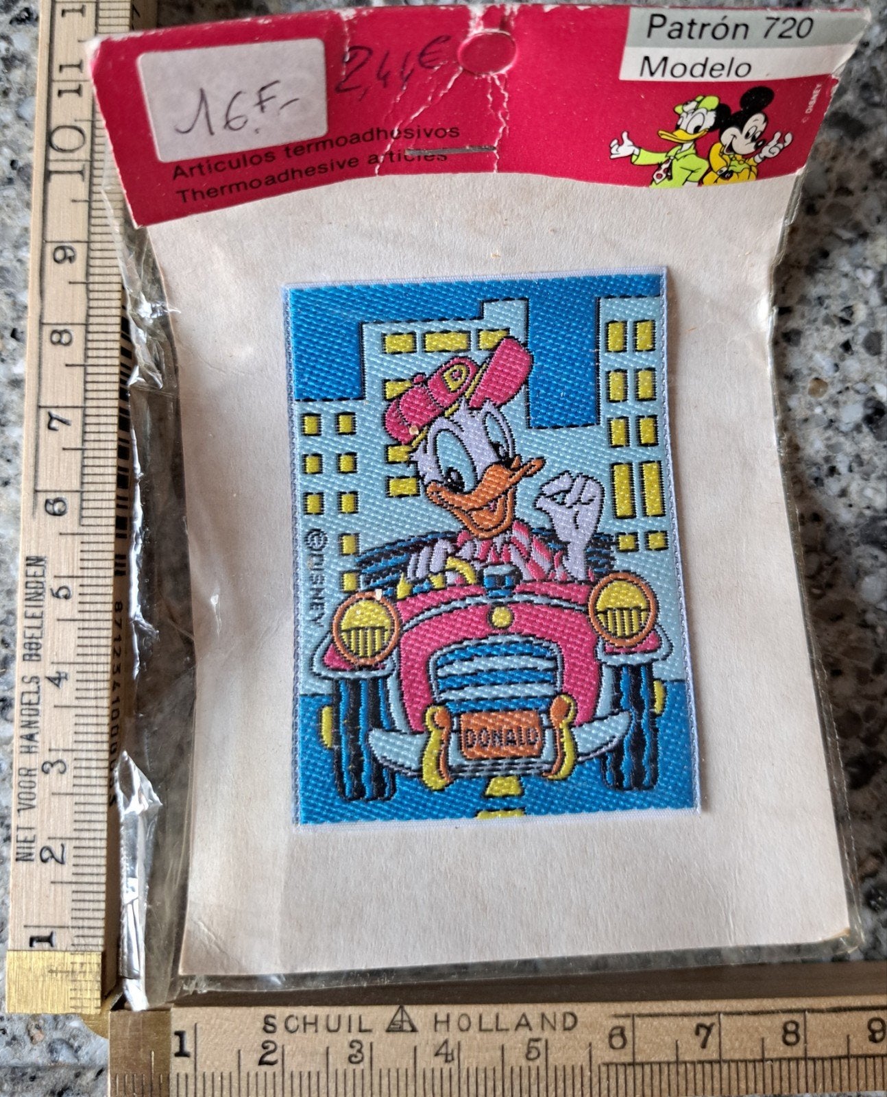 Vintage strijk applicatie patch batch Katrien Duck, Hobby en Vrije tijd, Ophalen of Verzenden, Nieuw, Overige applicaties