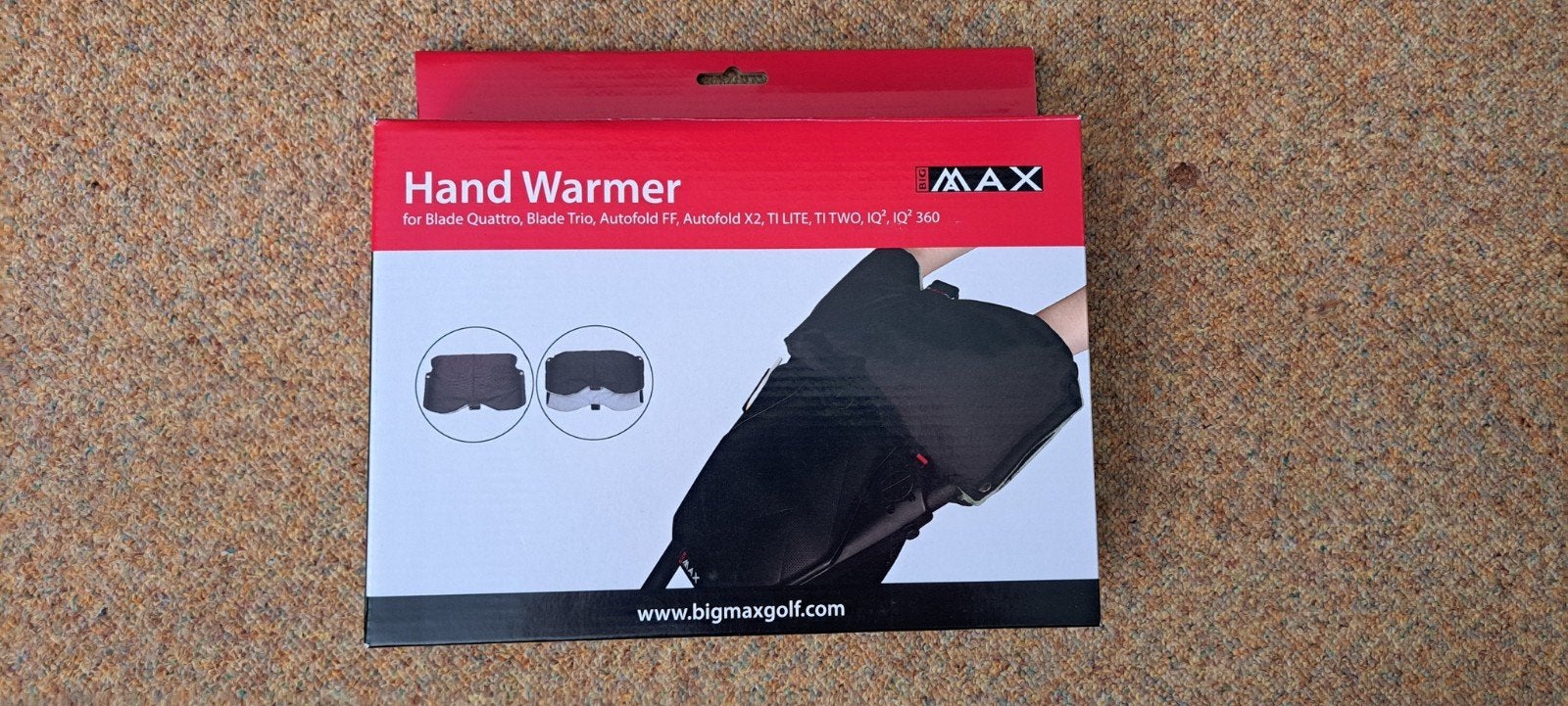 Big Max Hand Warmer voor Golfkar - Nieuw in Doos, Ophalen of Verzenden, Nieuw, Overige typen, Overige merken