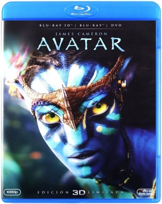 Blu ray 3D + DVD: Avatar, Cd's en Dvd's, Blu-ray, Zo goed als nieuw, Science Fiction en Fantasy, 3D Blu-ray, Film, Vanaf 12 jaar
