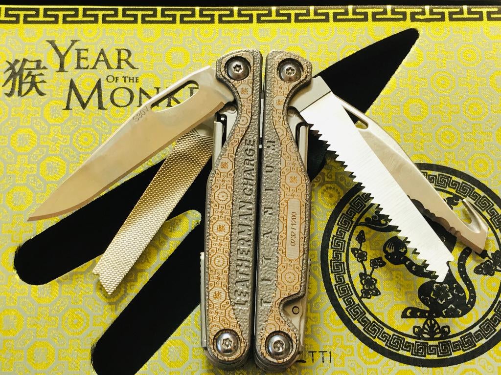Leatherman charge titanium tti limited edition year of the, Maarten@MrMultitool.com, Nieuw, Ophalen of Verzenden, MrMultitool.com