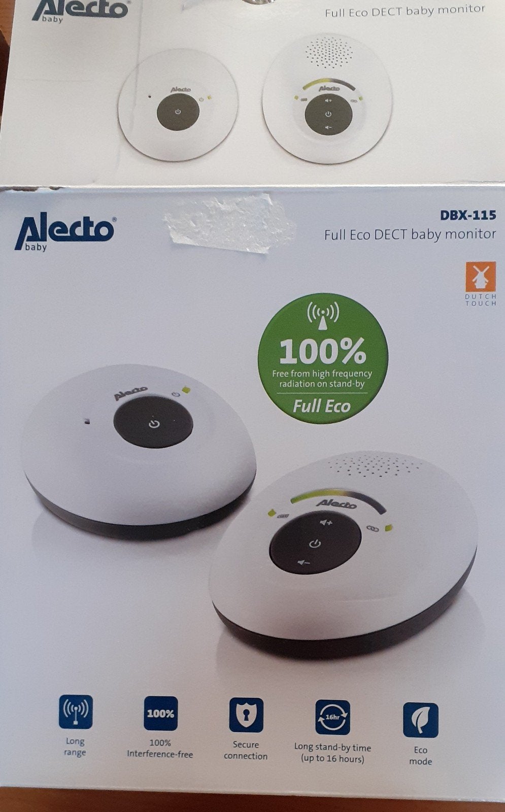 Alecto DBX-115 Full Eco DECT Babyfoon - Zo goed als nieuw, Ophalen of Verzenden