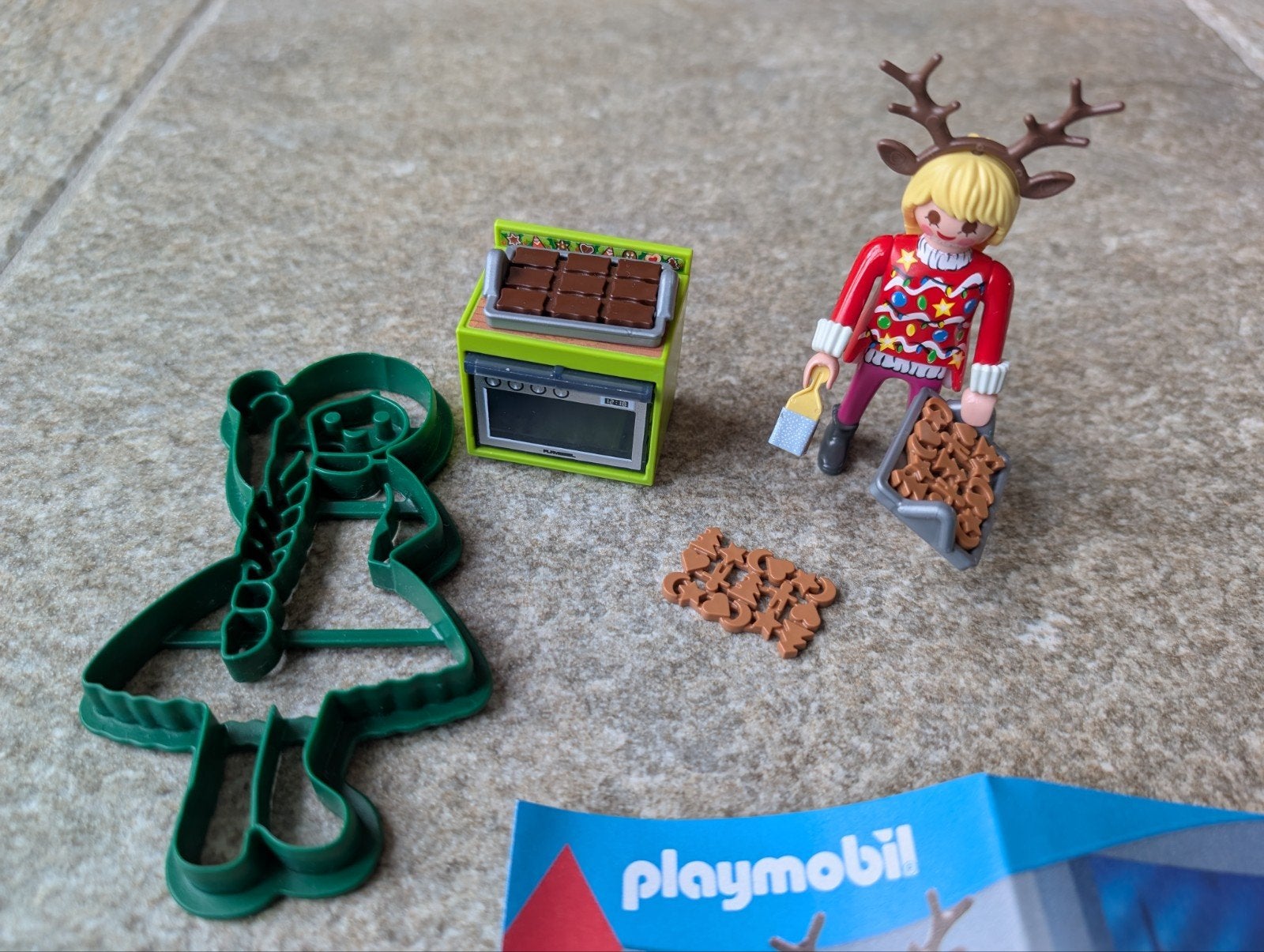 Playmobil 70877 Kerstbakkerij COMPLEET met extra koekjes, Complete set, Overige typen, Ophalen of Verzenden, Zo goed als nieuw
