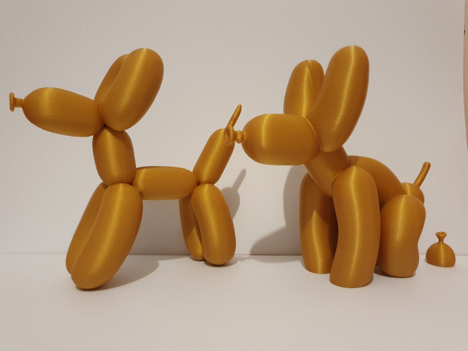 Gouden Ballon Hondje - Uniek Decoratiestuk, Ophalen of Verzenden, Nieuw