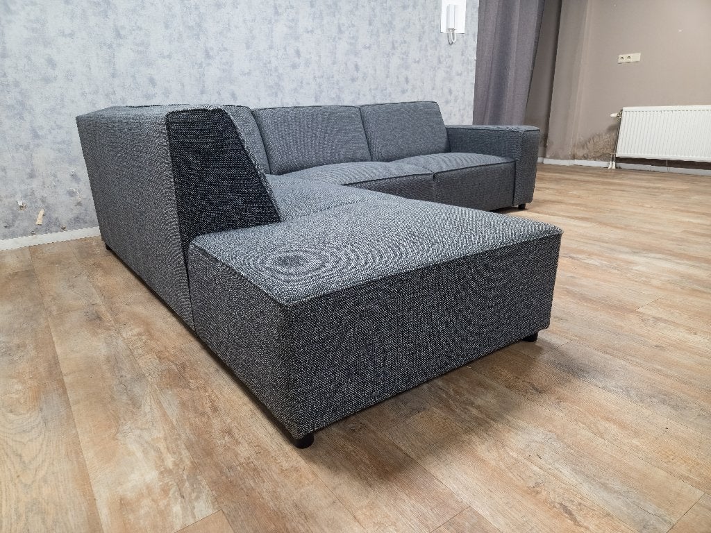 Mooi Groot Antraciet Hoekbank !!!, Info@banxtel.nl, Gebruikt, Hoekbank, Hoekbank