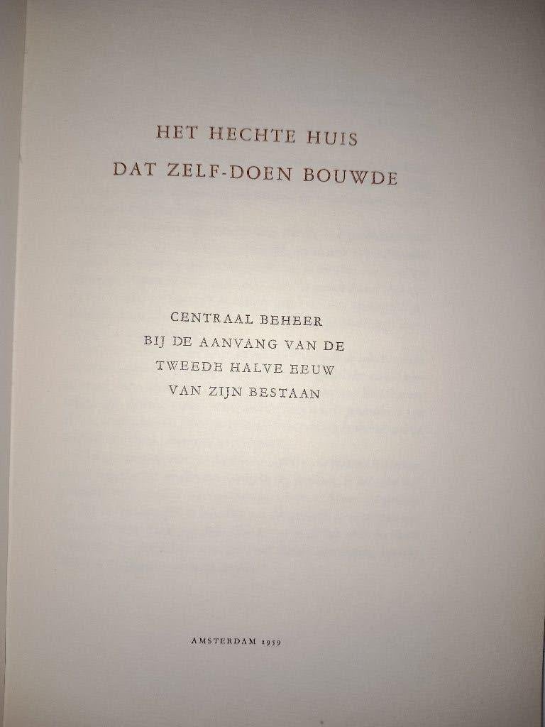 Het hechte huis dat zelf-doen bouwde, Centraal Beheer Achmea, Ophalen of Verzenden, Gelezen, Economie en Marketing