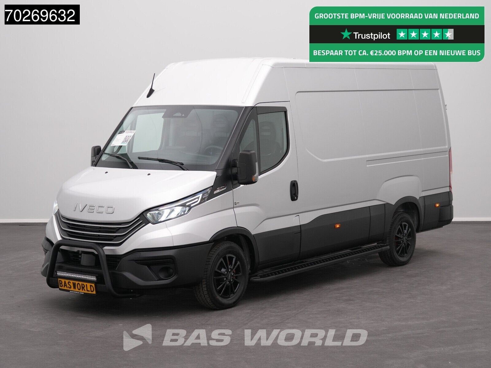 Iveco Daily 35S21 BPM VRIJ! 210PK 3.0L Automaat 2025 Black E, Automaat, Stof, Multifunctioneel stuurwiel, Euro 6