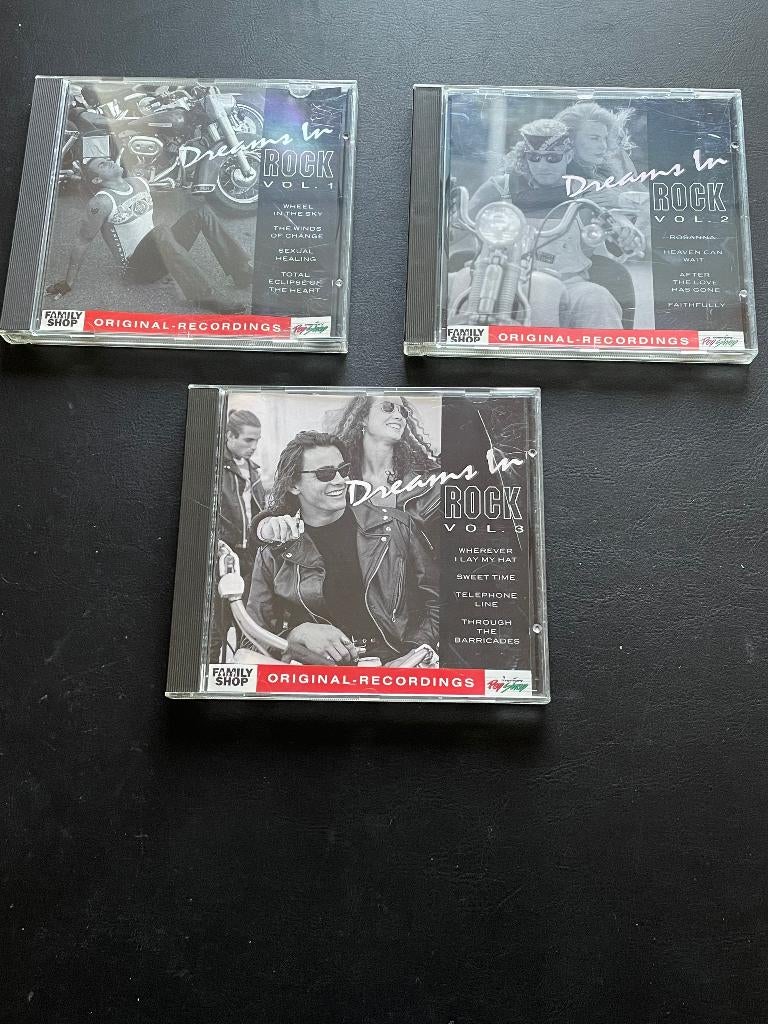 3x CD's Dreams in Rock, Volume 1, 2 & 3, Cd's en Dvd's, Cd's | Verzamelalbums, Ophalen of Verzenden, Zo goed als nieuw, Rock en Metal