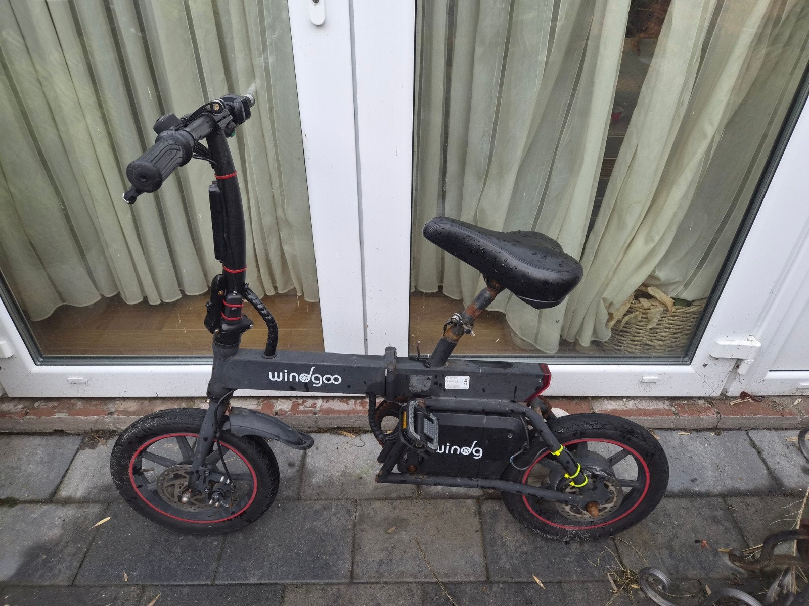 Winegoo elektrische vouwfiets - ketting en accu problemen, Ophalen