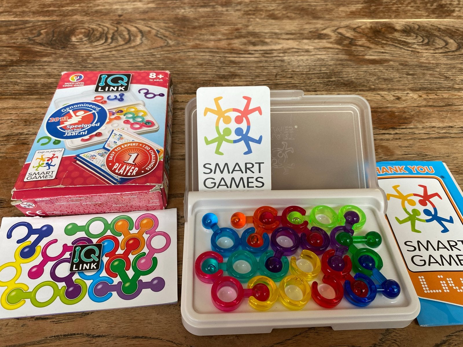 SmartGames IQ Link Puzzelspel - Logica en Strategie, Ophalen of Verzenden, Zo goed als nieuw