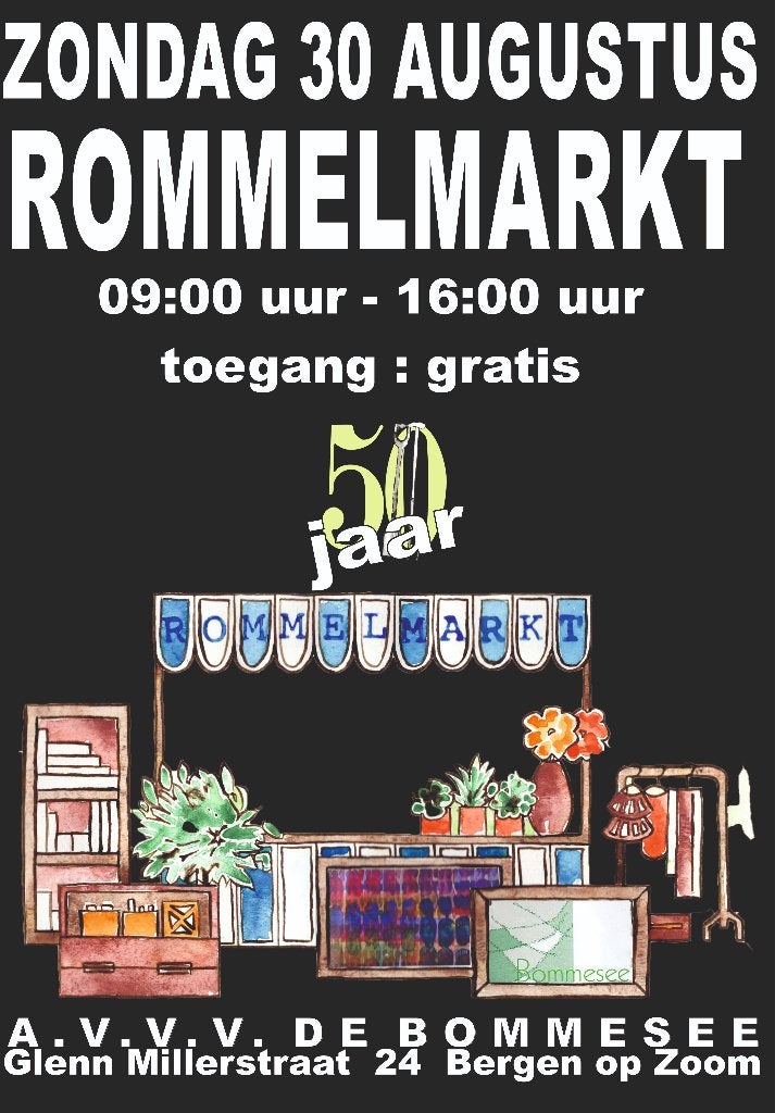 ZOMERSE ROMMELMARKT - zo. 30 augustus, Ophalen, Gebruikt
