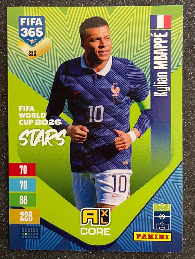 Panini Fifa365 2027  WORLD CUP 2026 STARS  MBAPPÉ  FRANCE, Verzenden, Zo goed als nieuw, Sticker