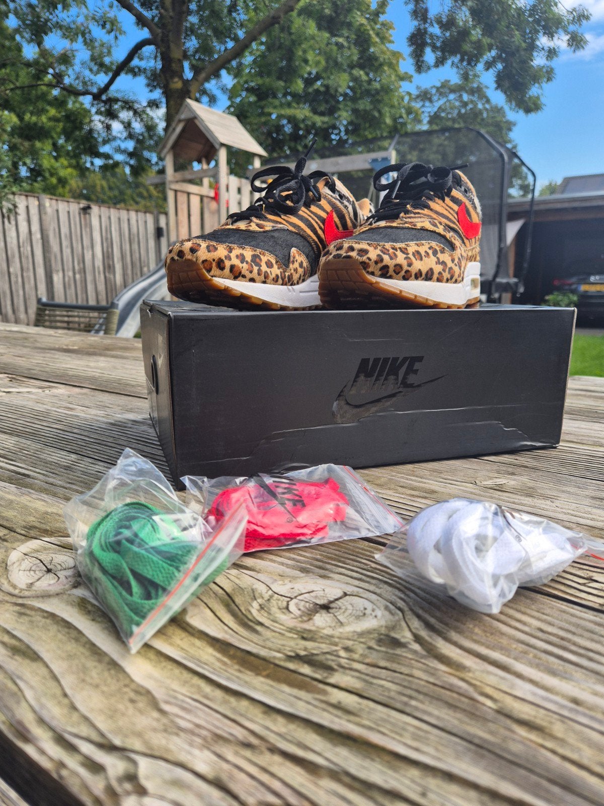 Nike Air Max 1 DLX Atmos Animal Pack 2.0 - Maat 44, Overige kleuren, Nike, Ophalen of Verzenden, Sneakers of Gympen