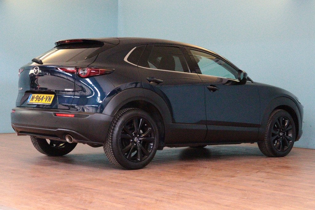Mazda CX-30 2.0 e-SkyActiv-X M Hybrid Sportive Automaat | NA, Auto's, Mazda, 1998 cc, Gebruikt, Euro 6, Blauw