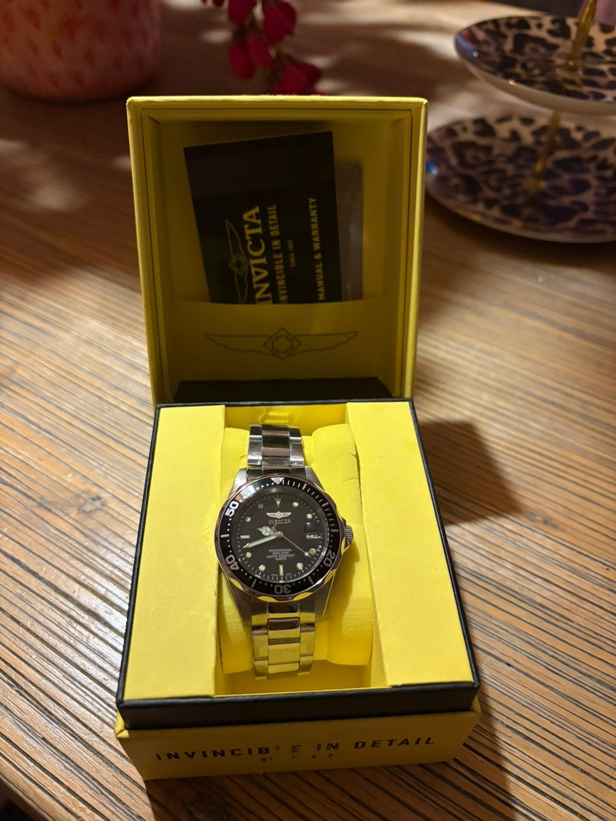Invicta Pro Diver horloge, Ophalen of Verzenden, Zo goed als nieuw, Staal, Overige merken