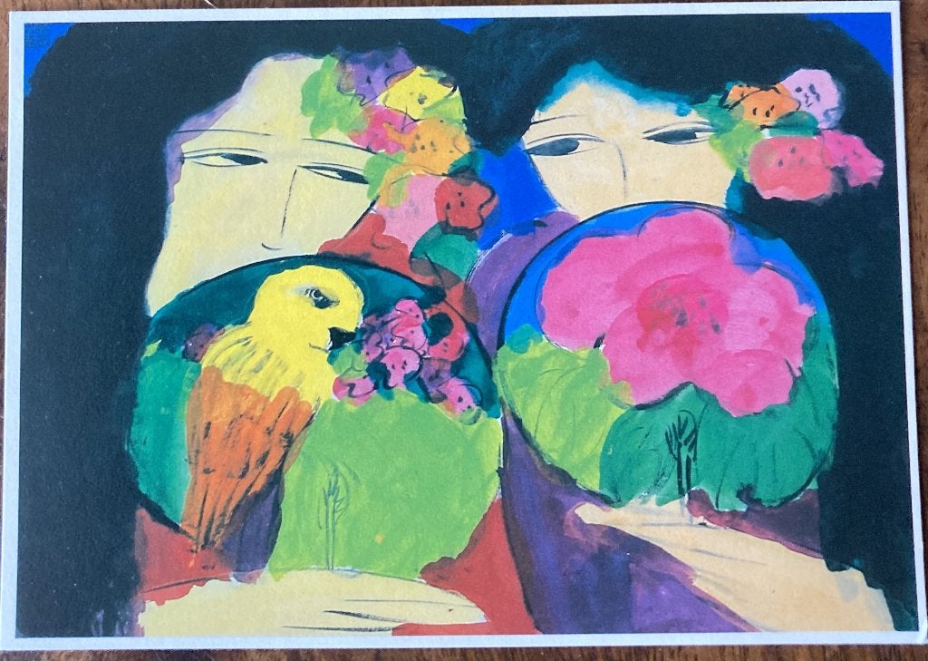 kunstkaarten, Ophalen of Verzenden, 1980 tot heden, Ongelopen, Sterren en Beroemdheden