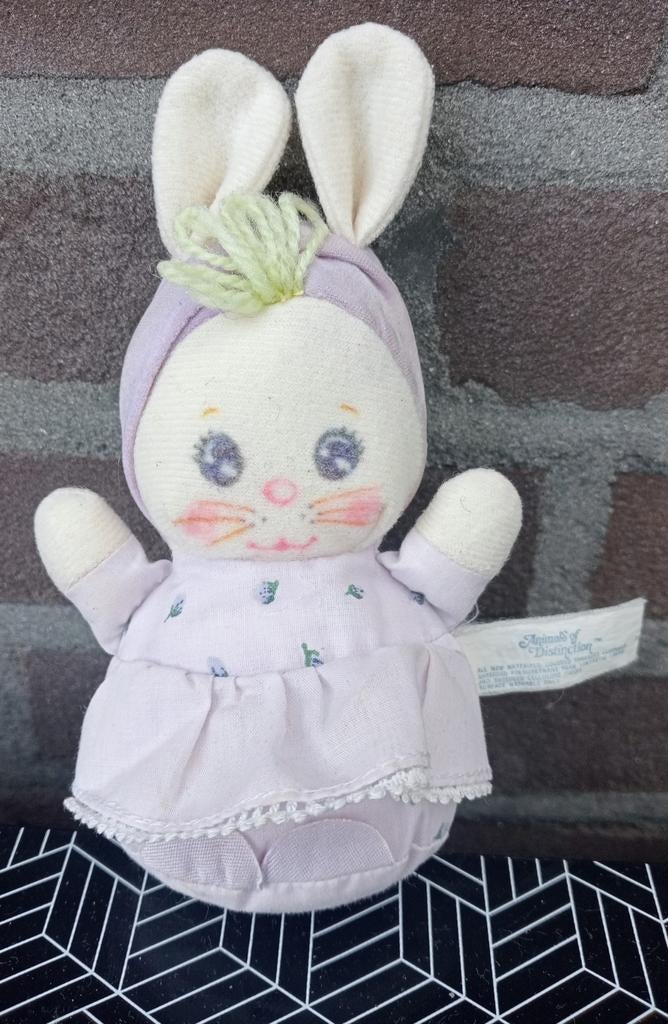 Vintage pluche konijn knickerbocker 15cm, Ophalen