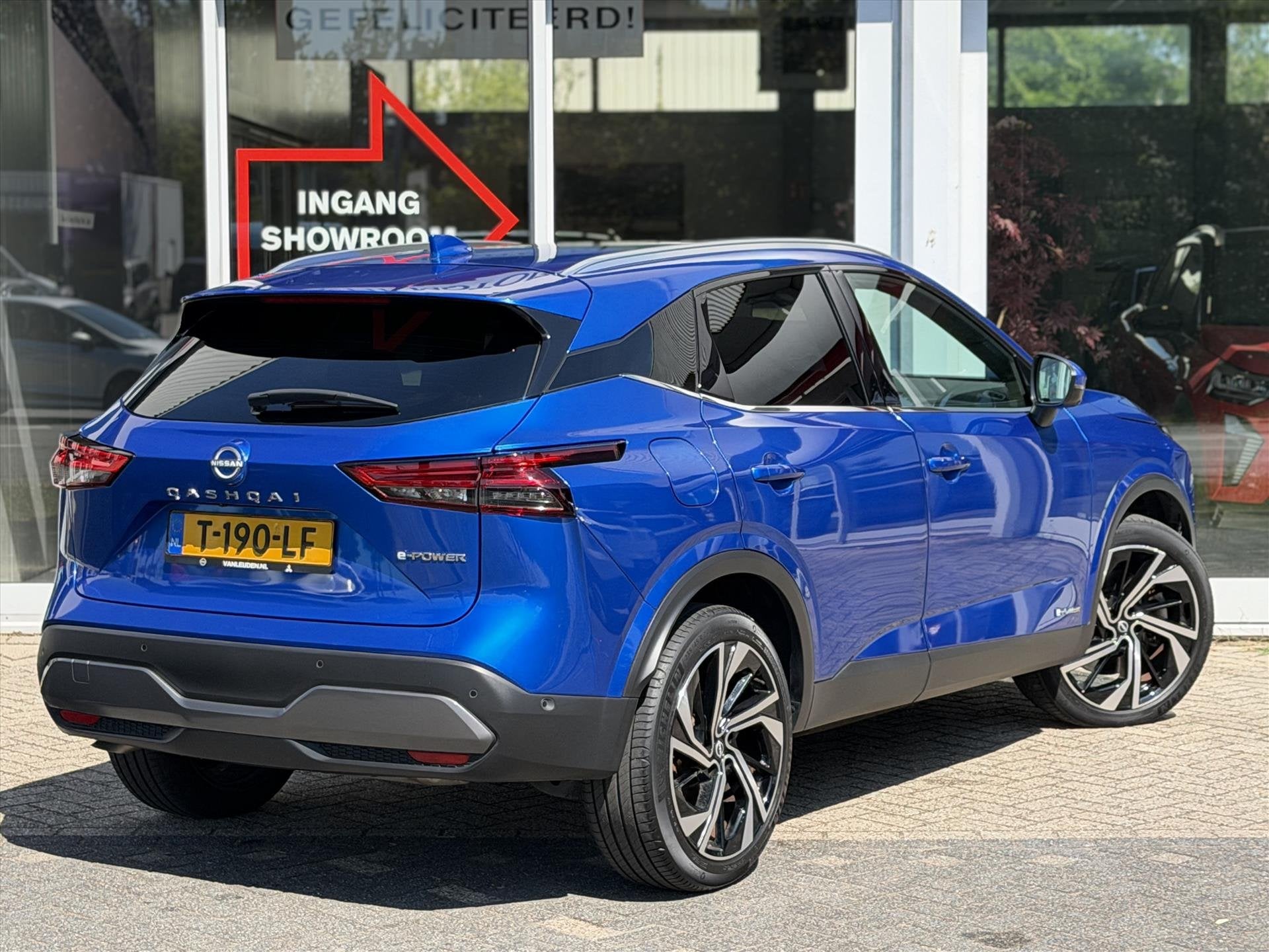 NISSAN Qashqai E-power 190pk Tekna Plus | Panoramadak | App, Auto's, 1497 cc, Gebruikt, 190 pk, Blauw