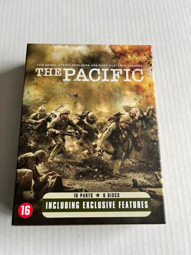 The Pacific - Complete Serie (DVD Boxset), Cd's en Dvd's, Dvd's | Actie, Gebruikt, Oorlog, Boxset, Vanaf 16 jaar, Ophalen of Verzenden